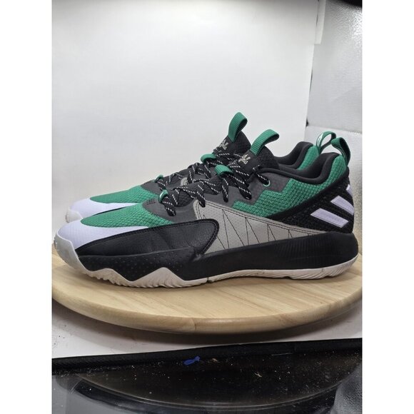 Adidas Dame Extply 2.0 Men's US 13 Court Green Black Basketball Sneakers ID1808 - Picture 1 of 10
